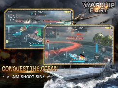 Warship Fury-O jogo perfeito de combate naval screenshot 0