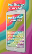 Keyboard Multicolor Theme screenshot 2