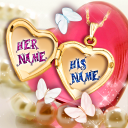 Locket Name Writing