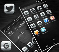 Crystal Silver Launcher Theme screenshot 4