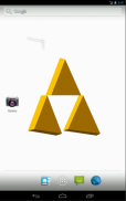 Triforce 3D Live Wallpaper screenshot 0