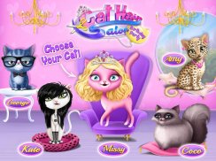 Cat Hair Salon Birthday Party - Virtual Kitty Care screenshot 4