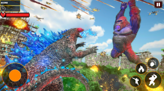 Godzilla Smash King Kong Games screenshot 2