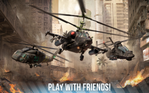 Modern War Choppers: juego bélico de disparos JcJ screenshot 15
