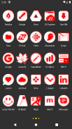 Inverted White and Red Icon Pack Free screenshot 12