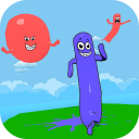 Falling Sausage - Fun Race 3D