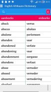 English Afrikaans Dictionary screenshot 4