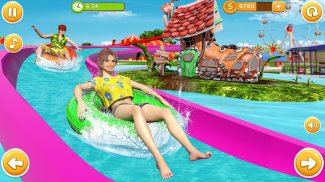 acqua diapositiva salita corsa gioco screenshot 8