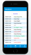 My attendance screenshot 3