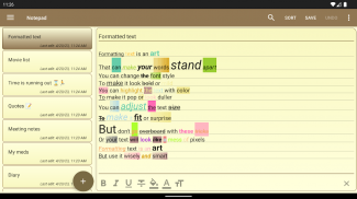 Notepad - eenvoudige notities screenshot 8