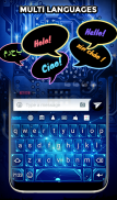 Blue Light Keyboard Wallpaper screenshot 0