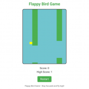 Flappy Bird Game screenshot 1