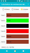 Resistance calculator and LED Ω screenshot 0