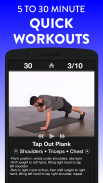 每日鍛煉 - 运动与健身教练,     快速且有效的锻炼 screenshot 1