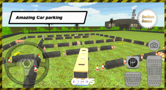 3 डी बस कार पार्किंग screenshot 2