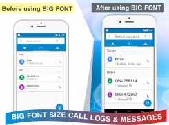 Big Font - Cambiar tamaño de fuente screenshot 5