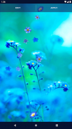 Blue Flowers Live Wallpaper screenshot 5