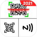 QR,Barcode Scanner and NFC Scanner Icon