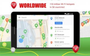 Free WiFi App: WiFi map, passwords, hotspots screenshot 2