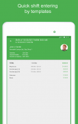 Green Timesheet - shift work log and payroll app screenshot 13