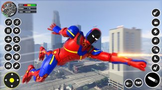 Spider Rope Flying Hero games screenshot 0