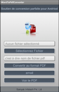 Doc à PDF Converter screenshot 0