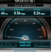 wifi speed test screenshot 1