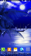 Night Beach Live Wallpaper screenshot 2