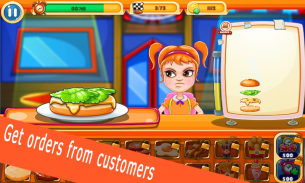 Burger Shop - Fast Food Game screenshot 1