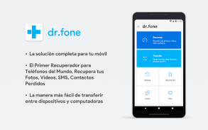 dr.fone - Recuperación， Transferencia y Respaldo screenshot 3