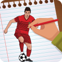 Draw & Pixel Football Players Icon