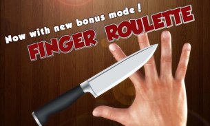 Finger Roulette (jeu Knife) screenshot 0