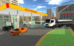 Mobil SPBU: Simulator Kota Besar screenshot 0