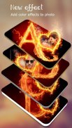 Fire Text Photo Frame screenshot 5