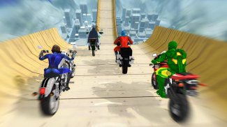 Super Hero Bike Mega Ramp 3 screenshot 0