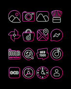 GuavaLine Pink - Icon Pack screenshot 0