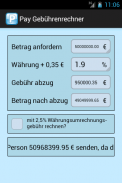 Pay Gebührenrechner screenshot 3