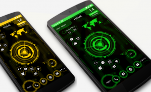 Futuristic UI Launcher screenshot 0