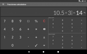 Calculadora de fracciones gratuita - fácil de usar screenshot 11