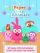 Paper Cup Animals screenshot 0