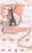 Cute Theme-Girly Eiffel Tower- screenshot 0