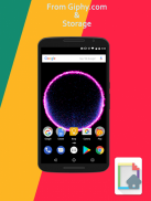 GiphyLWP Live Wallpaper - Giphy Home Screen screenshot 1