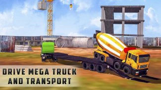 Construction Vehicles Cargo Truck Game screenshot 11