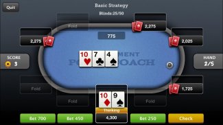 Tournament Poker Coach screenshot 0