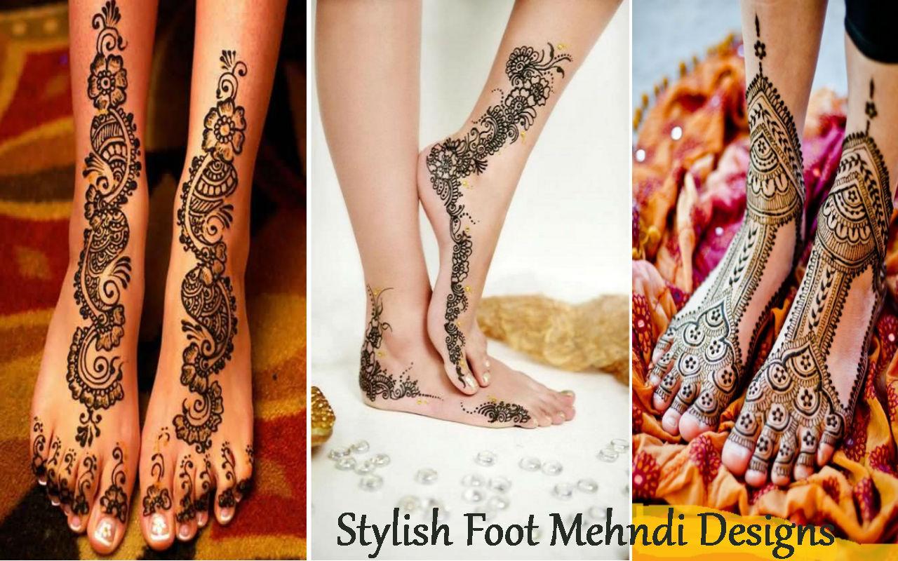 30 Latest And Trending Leg Mehndi Designs With Images