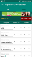 Superior GPA & CGPA Calculator screenshot 4