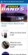 How to use Huawei honor band 5 screenshot 1