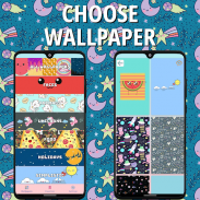 Hình nền dễ thương 💜 Cute Wallpapers Kawaii screenshot 5