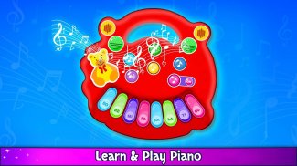 بچه ها پیانو یاد می گیرند - اسباب بازی موسیقی screenshot 9