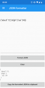 JSON Formatter screenshot 0